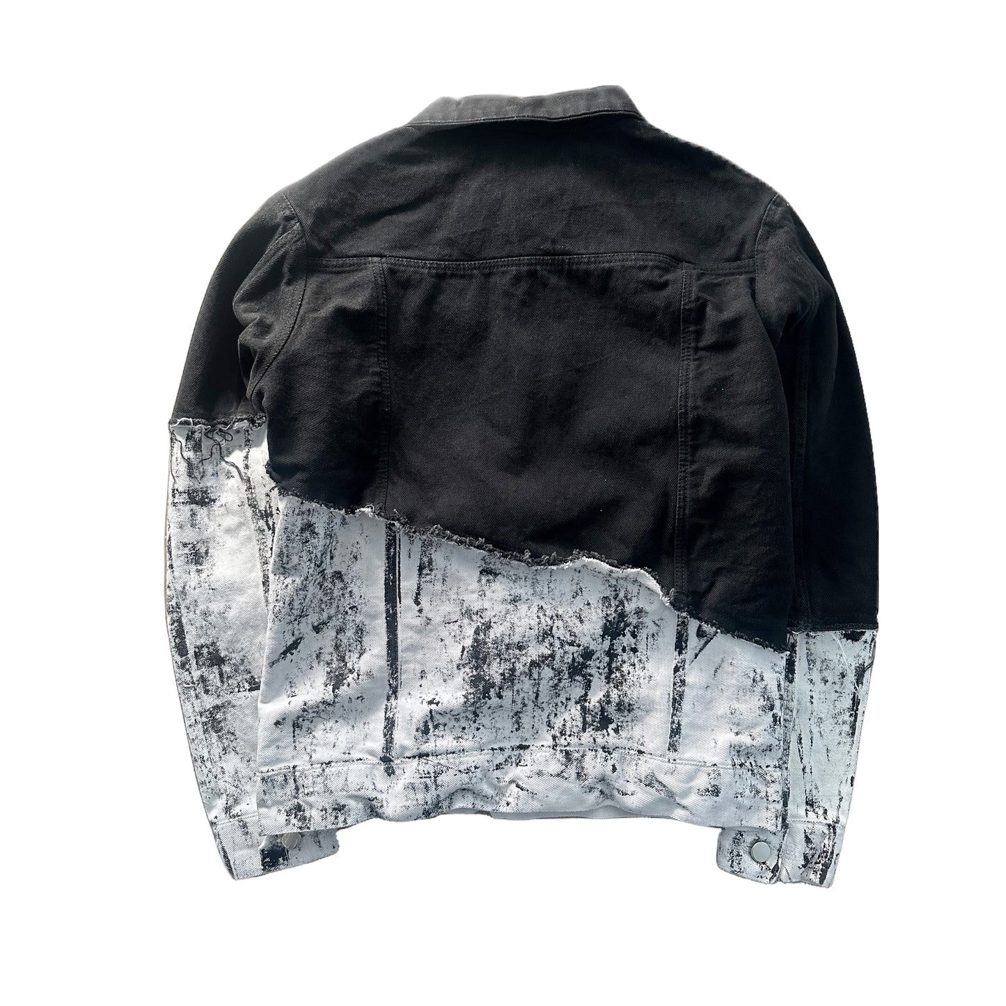 Ink Spill Hybrid Denim Jacket